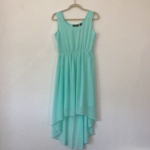 Speed Control New York Chiffon High Low Maxi Dress